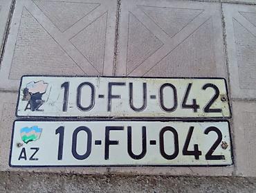 Аксессуары и тюнинг: 10-FU-042 dövlət qeydiyyat nişanı - Format: 10-FU-042 - Ölkə: AZ — 3