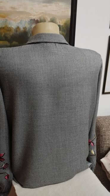 Košulje: H&M, M (EU 38), Karirani, bоја - Siva — 6
