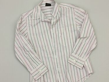 długie skarpety z paskami: Koszula 7 lat, stan - Dobry, wzór - W paski, kolor - Kolorowy