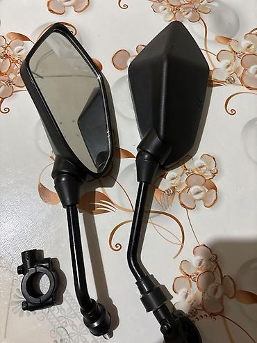 velosiped siqnalı: Motosklet, moped, skuterlər üçün güzgü. Demək olar ki, heç işlənməyib — 4