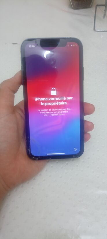 разбитый айфон: IPhone Xr, Колдонулган, 128 ГБ, Matte Silver, 82 %