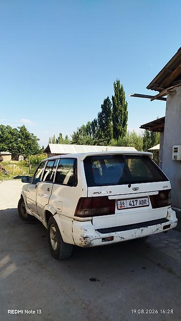 ssangyong mysso: Ssangyong Musso: 1999 г., 2.9 л, Механика, Дизель, Внедорожник — 1