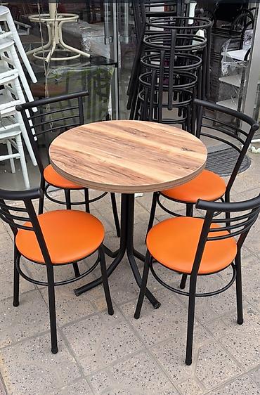 Kafe/restoran/ev üçün 4 nəfərlik masa–stul dəsti - Dəst: 1 ədəd lalafo.az -da — 6 Kafe/restoran/ev üçün 4 nəfərlik masa–stul dəsti - Dəst: 1 ədəd — 6