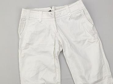 cuffed jeans: H&M, Spodnie 3/4 damskie, rozmiar S — 1