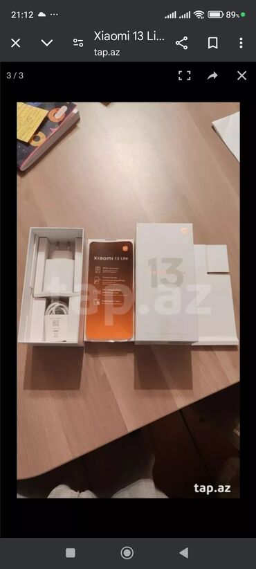 Xiaomi: Xiaomi 13 Lite, 256 GB, rəng - Qara, 
 Sensor, Barmaq izi, Face ID