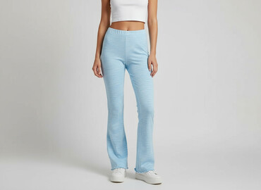 wassyl spodnie dresowe: Material trousers for women, size S