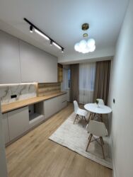 срочно продаётся 1 комнатная квартира в районе ошского рынка по улице молодая гвардия токтогула: 1 комната, 40 м², Индивидуалка, 1 этаж, Евроремонт