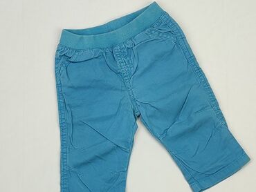 jeansy z postrzępionymi nogawkami: Spodnie jeansowe, 3-6 m, stan - Dobry