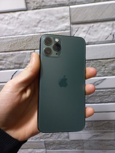 iphone 11 qiymeti 64 gb: IPhone 11 Pro, 64 GB, Matte Midnight Green