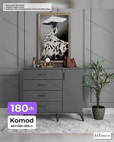 Məhsul: Komod - Ölçü: 40 × 100 × 100 sm - Material: 18 mm laminat - lalafo.az -da Məhsul: Komod - Ölçü: 40 × 100 × 100 sm - Material: 18 mm laminat -