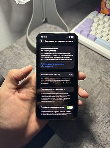 12 pro: IPhone 13 Pro, Б/у, 256 ГБ, Черный, Чехол, Коробка, 75 % — 3