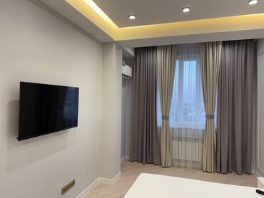 продажа квартир в кара балте: 1 бөлмө, 46 кв. м, Элитка, 1 кабат, Дизайнердик ремонт