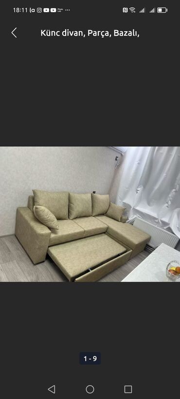 Divanlar: Di̇van-kravat, Yeni, Açılan, Bazalı, Parça, Ödənişli çatdırılma — 10