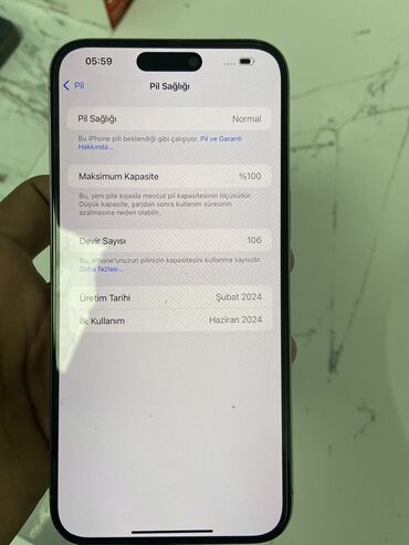 iphone 14 pro batareya qiymeti: IPhone 15 Pro Max, 256 GB, Gümüşü, Face ID, Sənədlərlə