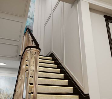 Деревянные лестницы: Деревянная лестница Для дома, Бесплатный замер, Вид дерева: Сосна, Стиль: Лофт — 4