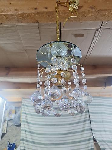 bitgi işığı: Çılçıraq, 1 lampa, Xrustal — 7