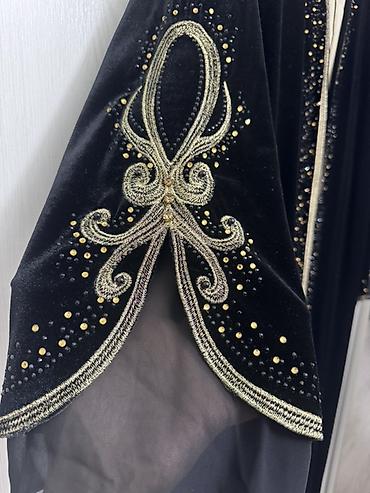 Вечерние платья: Вечернее платье, Классическое, Длинная модель, Велюр, С рукавами, Стразы, Стандарт — 9