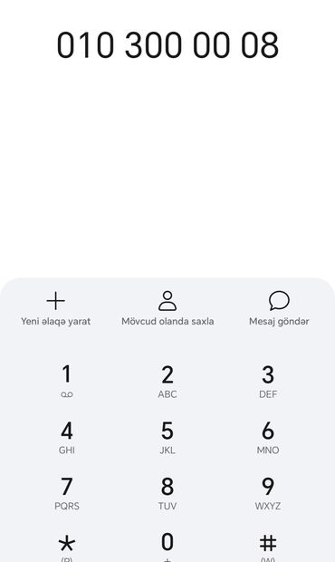 ıkıncı el telefon: Номер: ( 010 ) ( 3000008 ), Б/у