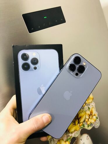 12 pro max: IPhone 13 Pro Max, 256 GB, Sierra Blue, Face ID