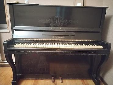 купить пианино в баку: Upright piano – Qnapsch markalı, klassik qara korpuslu model — 1