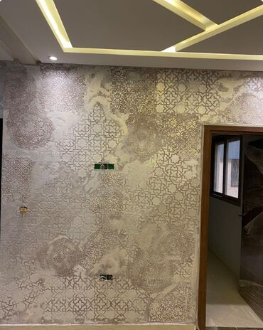 Digər divar panelləri: Xüsusi dekorativ divar boyası və relyef panelləri – Şərq naxışlı — 2