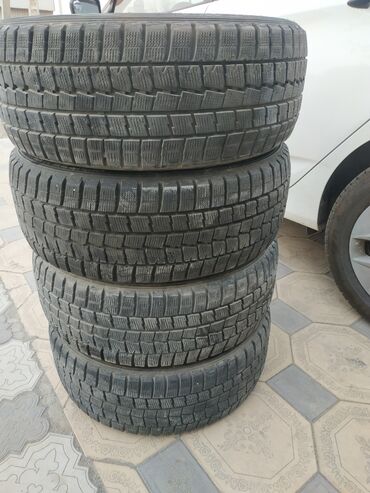 шины разноширокие: Шиналар 225 / 45 / R 18, Кыш, Колдонулган, Комплект, Жеңил унаалар, Жапония, Dunlop
