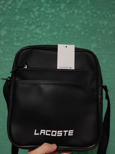 кошельки кожанные: 🐊✨ Освежи свой стиль с барсеткой Premium от Lacoste! 🌟 👜 Барсетка