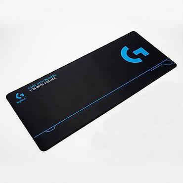 Компьютерные мышки: Коврик для мышки, игровой, длинный LOGITECH, Mouse Pad Размеры: 78.5см — 2