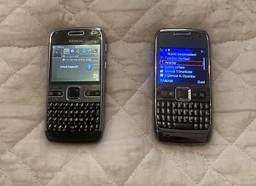 vnus s60: İki ədəd qwerty klaviaturalı Nokia E‑series mobil telefon dəsti — 1