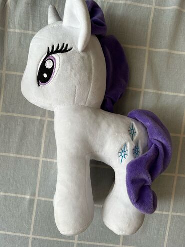 my little pony moja malenkaja poni: Плюшевая игрушка Рарити 💎 Из мультсериала "Милая пони" "My little