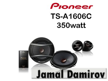 dinamik avto: Pioneer Dinamiklər TS-A1606C 350watt. Динамики Pioneer TS-A1606C