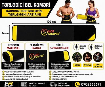 Digər idman və istirahət malları: 💥 tərlədici korset, bel korseti ✅ 7/24 əlaqə saxlaya bilərsiz. ✅ — 1