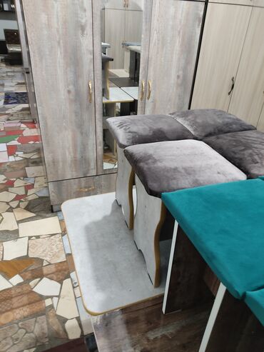 Кухонные столы и стулья: Кухонный стол и стул, Новый, Бесплатная доставка, цвет - Бежевый — 11