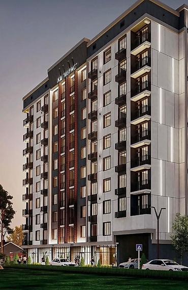 чуйская: 1 комната, 45 м², Нижний Джал (Джал-23) Элитка, 6 этаж, ПСО (под самоотделку) — 1