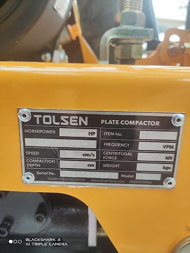 loncin: Вибро плита бензиновая. TOLSEN Двигатель 4,8кв(6,5HP) LONCIN Частота — 6
