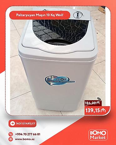 Paltaryuyan maşınlar: Paltaryuyan maşın Wolf, 10 kq, Yeni, Qurutmasız — 1