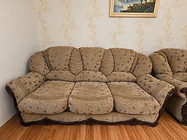 İşlənmiş, Klassik divan, 2 kreslo, Bazasız, Açılan