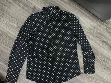 markirane muske kosulje: Shirt Long sleeves, L (EU 52), H&M, color - Black