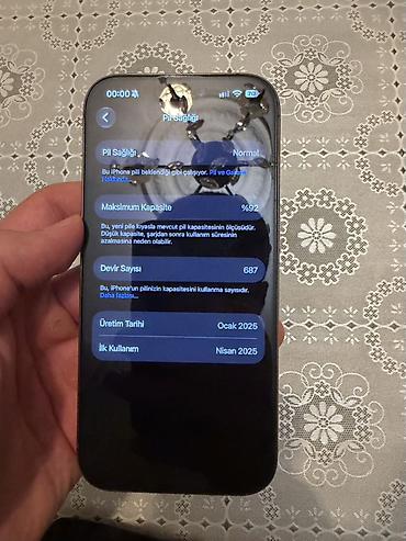 iphone mingecevir: IPhone 16 Pro, 128 GB, Desert Titanium, Zəmanət — 7