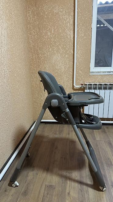 для еды: Детский стульчик для кормления SELMAX (серый) цена 2500 - Удобное — 3