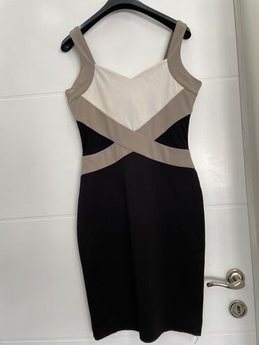 peplum haljine: L (EU 40), color - Black, Evening, With the straps