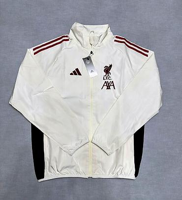 одежд: Adidas тренировочная ветровка Liverpool FC - Официальный мерч LFC — 1