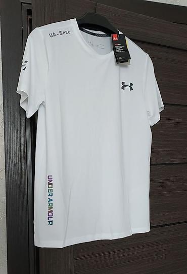 pull and: Мужская футболка, M, Under Armour, Новый, цвет - Белый, Самовывоз — 1