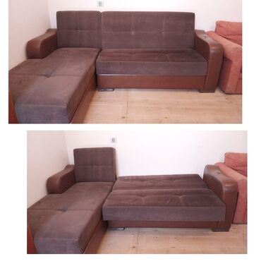 islenmis divan: Угловой диван, Б/у, Раскладной, С подъемным механизмом, Платная доставка