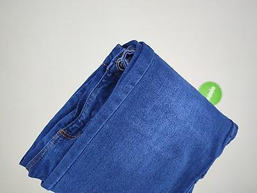 cargo crop: Denim, Spodnie cargo damskie, rozmiar L — 4