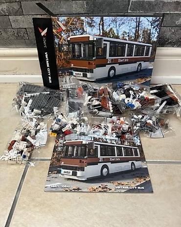 Kreativni setovi za decu: Vintage Retro AUTOBUS - set za sklapanje - NOVO VELIKI RETRO-STIL — 9