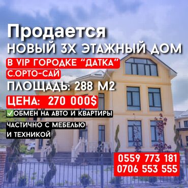 Продажа квартир: Дом, 288 м², 4 комнаты, Агентство недвижимости, Дизайнерский ремонт