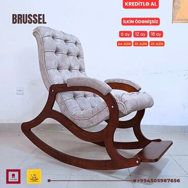 Kreslolar: Yeni, Kreslo-kaçalka, Parça, Kredit var, Şəhərdaxili pulsuz çatdırılma — 2