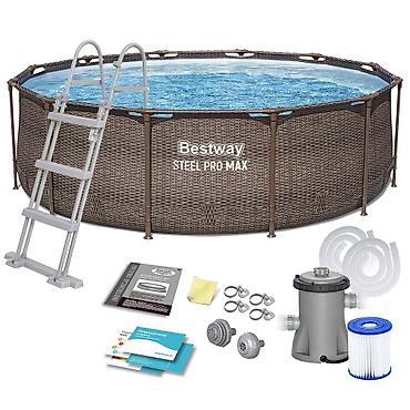 водный мото: Каркасный бассейн Bestway Steel Pro MAX Deluxe Series - Размер: 366 × — 4
