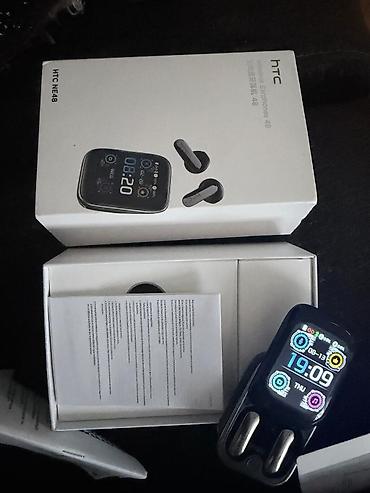 Qulaqcıqlar: HTC NE48 simsiz qulaqlıq dəsti, sensor ekranlı enerji doldurma qutusu — 2